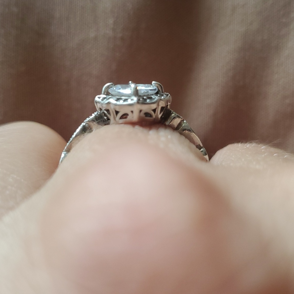 STERLING SILVER VINTAGE RING - Picture 3 of 5